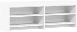 TV staliukas Televizoriaus spintelė 135 x 33 x 47 cm Balta Apdirbta mediena
