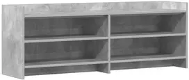 TV staliukas Televizoriaus spintelė 135 x 33 x 47 cm Betono pilka