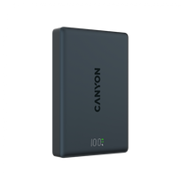 CANYON magnetic power bank OnPower 511 PD20W 10000mAh Aluminium Interstellar Black