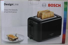 SALE OUT. | Bosch DesignLine Toaster | TAT3P423 | Power 970 W | Number of slots 2 | Housing material Stainless steel | Black | D