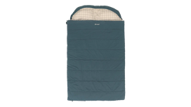 Outwell Camper Lux Double Blue | Sleeping Bag | 235 x 150 cm | -16 to 5 C | Both Side Zipper