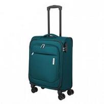 Mažas medžiaginis lagaminas Travelite Priego M Žalias (Petrol)