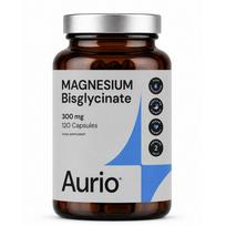 Aurio Food Supplement Magnesium Bisglycinate 300 mg Maisto papildas magnio bisglicinatas, 120 kapsulių