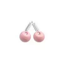 Invisibobble Twins Hanging Pack ("Prima Ballerina") - plaukų gumytės su kamuoliukais