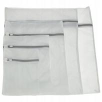 Skalbinių maišas, 60 cm x 59 cm, tekstilė, 9 vnt., balta sp.