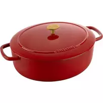 BALLARINI BELLAMONTE OVALUS KETAUS PUODAS 75003-566-0 - 5,5 LTR RAUDONAS