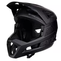 Downhill šalmas FORCE VENOM // dydis: L / XL (58 - 61 cm) (juoda)