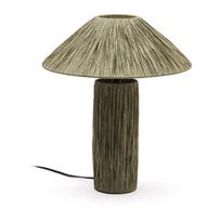 Khaki spalvos stalinis šviestuvas (aukštis 41 cm) iš rafijos Samse – Kave Home