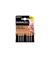 Baterijos DURACELL AAA, LR03, 6vnt