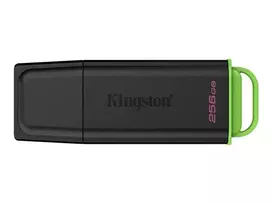 KINGSTON 256GB Portable USB 3.2 Bk/Green