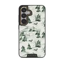 Pine Lodge - Samsung Galaxy S25 Plus Case, Elite Dark (Magnetic) / Gold
