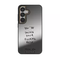 Your Best - Samsung Galaxy S25 Case, Elite Mirror Dark (Magnetic) / Gold
