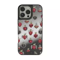 Sworn Hearts - iPhone 16 Pro Max Case, Elite Mirror Dark (MagSafe) / Gunmetal