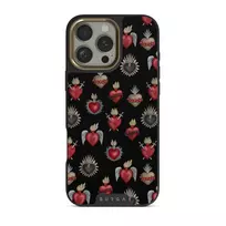 Sworn Hearts - iPhone 16 Pro Case, Elite Dark (MagSafe) / Gold