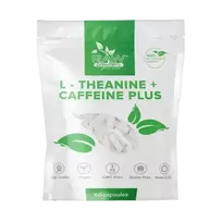RAW POWDERS L-Theanine + Caffeine Plus - 60 kaps.