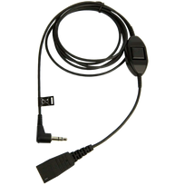 Jabra Cable base QD to 3.5 mm jack for connection to Alcatel IP Touch