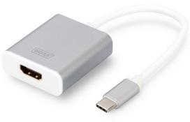 Digitus USB3.0/C to HDMI 4K silver/white adapter AG9310
