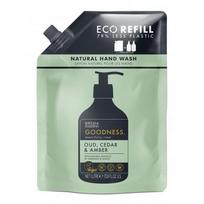 Goodness Oud, Cedar & Amber Hand Wash Rankų muilas 1000ml Refill