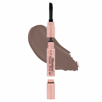 Attention! 4in1 Pomade + Brow Gel Antakių formavimo pomada ir gelis Soft brown