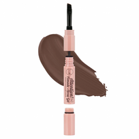 Attention! 4in1 Pomade + Brow Gel Antakių formavimo pomada ir gelis Dark Brown