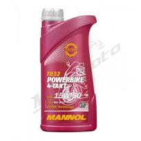 Mannol variklinė alyva 4t motociklų 15w50 1l