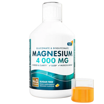 Swedish Nutra skystas magnio bisglicinatas didelės koncentracijos be cukraus, 500 ml. +1 vnt.