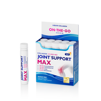 Swedish Nutra Collagen Joint Support MAX skystas jūrinis kolagenas sąnariams be cukraus  šotai, 10 vnt.