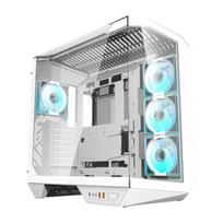 Kompiuterio Korpusas - Darkflash DY470 Midi Tower ATX, MicroATX, ITX, Grūdintas Stiklas, Balta