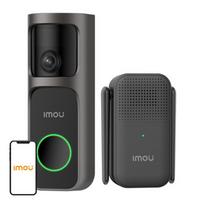 Vaizdo durų skambutis - IMOU 3-Pack Bevielis vaizdo skambutis 4 MP, 360° vaizdas, 5000 mAh baterija, balta