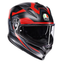 AGV K7 Glimpse matt black/red helmet