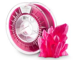 3D plastikas PLA Crystal raudonas (frozen berry) 1kg Spectrum