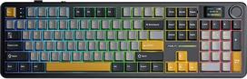 Aula F108 Pro Gray+Orange+Deep Gray Reaper Switch RGB Keyboard by AULA