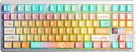 Aula Gasket F87 Pro V2 Orange Soda Kailh Meteorite Ice Cream RGB Keyboard