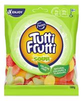 Guminukai TUTTI FRUTTI, rūgštūs, vaisių skonio, 180 g