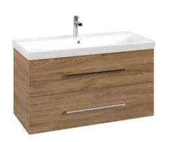 Villeroy & Boch Avento vonios spintelė 98x51x45 cm, 2 stalčiai, be praustuvo, Kansas Oak A89200RH