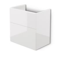 Vonios spintelė Deante Prizma 60 cm be praustuvo, balta blizgi STU_6U61
