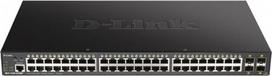 D-Link Switch DGS-1250-52XMP 48GE PoE+ 4SFP+