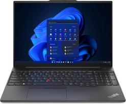 Lenovo ThinkPad E16 Gen 1 (Intel) Intel® Core™ i5 i5-1335U Laptop 40.6 cm (16") WUXGA 16GB DDR4-SDRAM 256GB SSD Wi-Fi 6 (802.11ax) Windows 11 Pro US English Black New Repack/Repacked