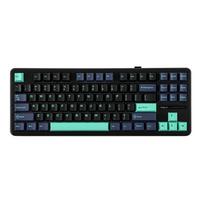 AULA Gasket F87 Pro klaviatūra Juoda Cian Mėlyna GrayWoodV4 RGB