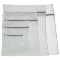 Skalbinių maišas, 60 cm x 59 cm, tekstilė, 9 vnt., balta sp.