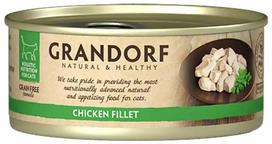 Šlapias kačių maistas Grandorf Natural & Healthy, vištiena, 0.07 kg