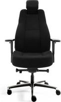Darbo kėdė Top Cousins TC FREE B1 24/7, 54 x 53 x 132 - 147 cm, juoda sp.