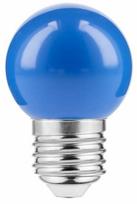 Lemputė GTV LED, B45C, mėlyna sp., E27, 1 W, 50 lm