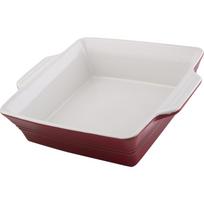 Keramikinis kepimo indas Lamart Casa LT9202, balta sp./raudona sp., 30 cm x 25.5 cm, 2.6 l