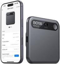 BOYA Notra AI Powered Audio Transcripter, Summanizer and Wireless Note Recorder, 64GB, Black EU | 6977490712345 | 6977490712345