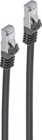 Shiverpeaks Patchcord BASIC-S, Cat 7, S/FTP, PUR, Black, 10m (BS08-39075) | BS08-39075 | 4017538012555