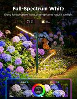 Govee RGBICWW Garden Lights | LED Garden Lights | RGBWW, 1100 Lm, 2.4GHz Wi-Fi + Bluetooth, IP66 | H7086341 | 6974316995883