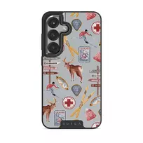 Les Alpes - Samsung Galaxy S25 Plus Case, Elite Dark (Magnetic) / Gunmetal