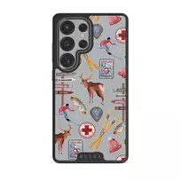 Les Alpes - Samsung Galaxy S25 Ultra Case, Elite Dark (Magnetic) / Gunmetal