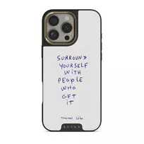 Get It - iPhone 16 Pro Case, Elite Dark (MagSafe) / Gold